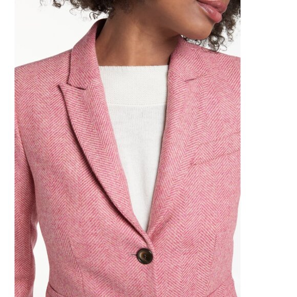 Boden British Tweed Blazer By Moon US Size 4R - Picture 5 of 14